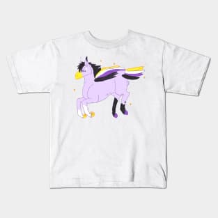 Non binary Hippogriff Kids T-Shirt